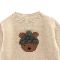 Donsje Biscotti Melange Bear Sweater