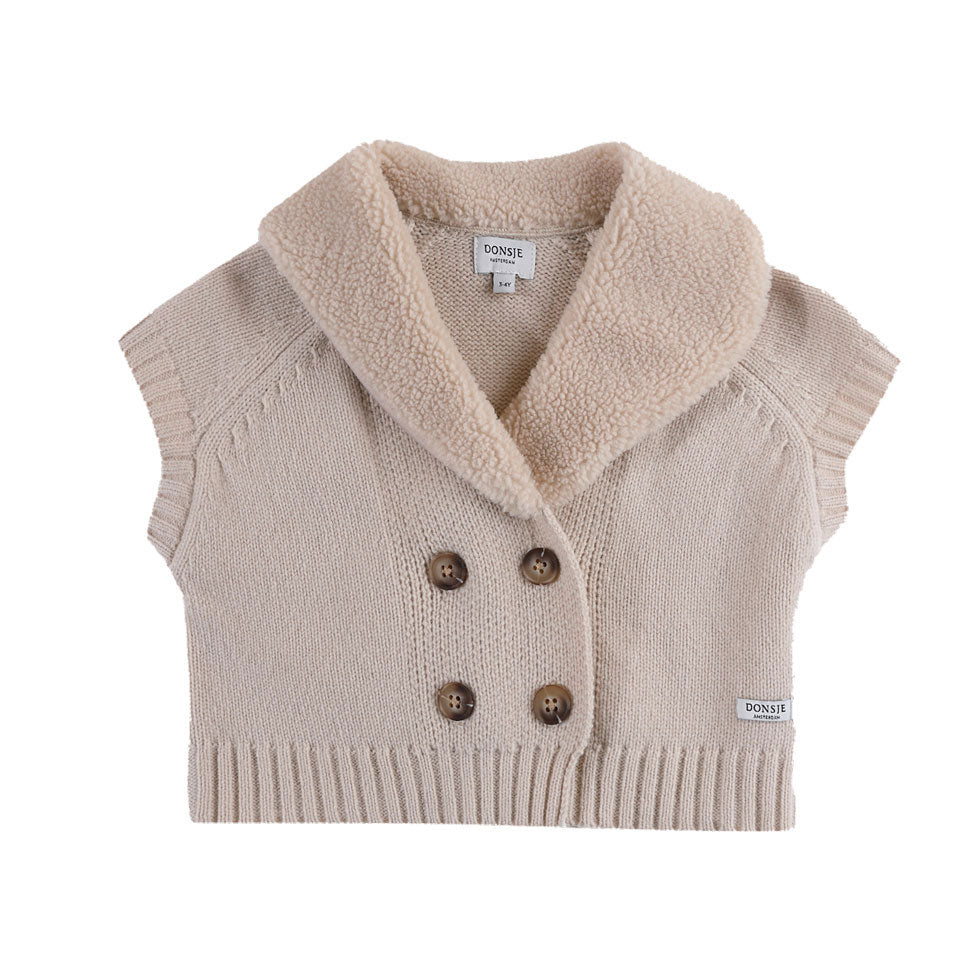 Donsje Soft Sand Nannie Waistcoat