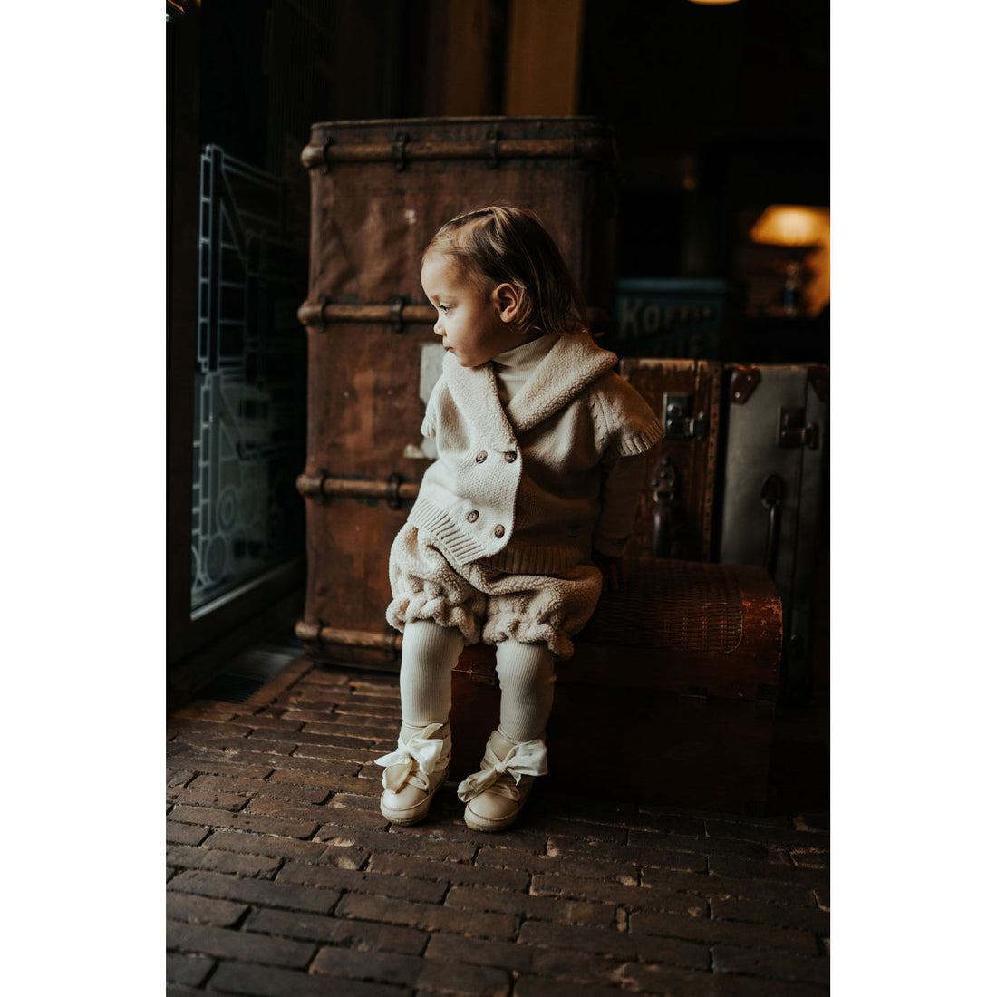 Donsje Soft Sand Nannie Waistcoat