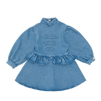 Donsje Vintage Blue Dieke Dress