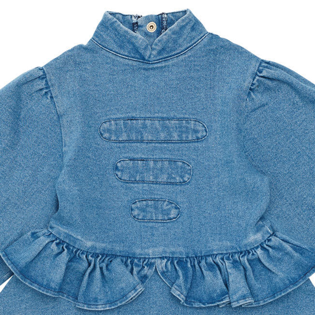Donsje Vintage Blue Dieke Dress