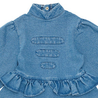 Donsje Vintage Blue Dieke Dress