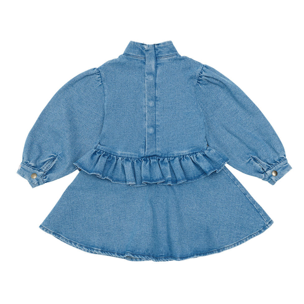 Donsje Vintage Blue Dieke Dress