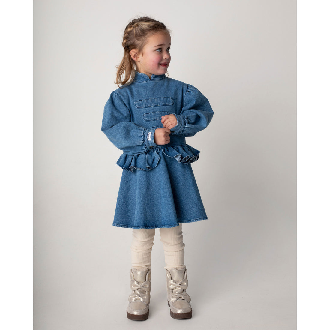 Donsje Vintage Blue Dieke Dress
