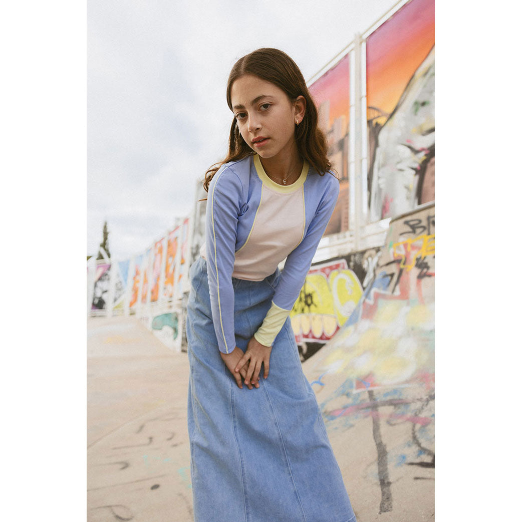 Clubhouse Pastel Blocked Tee