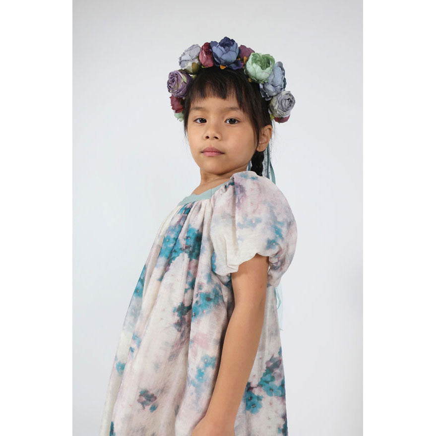 Tia Cibani Robin Sofia Puff Sleeve Dress