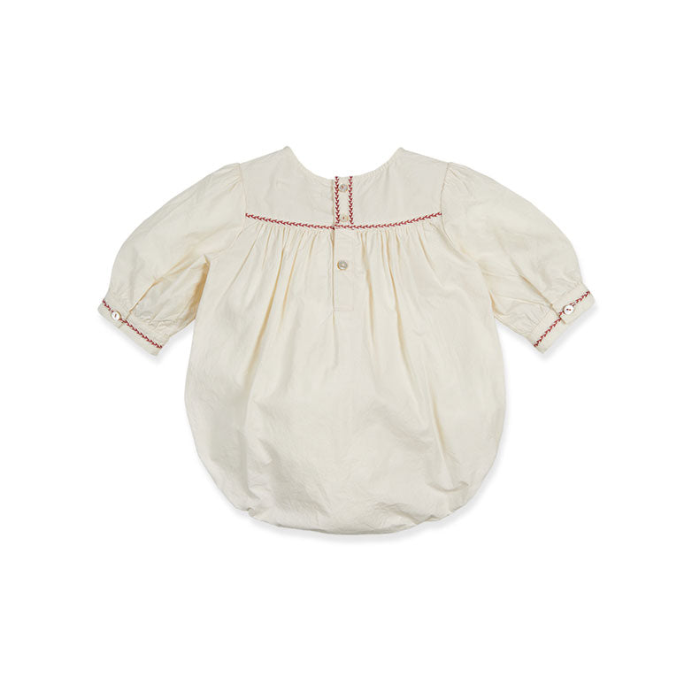 Bene Bene Cream Sage Lining Romper