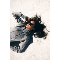 Elements Oversized Gray Denim Shirt