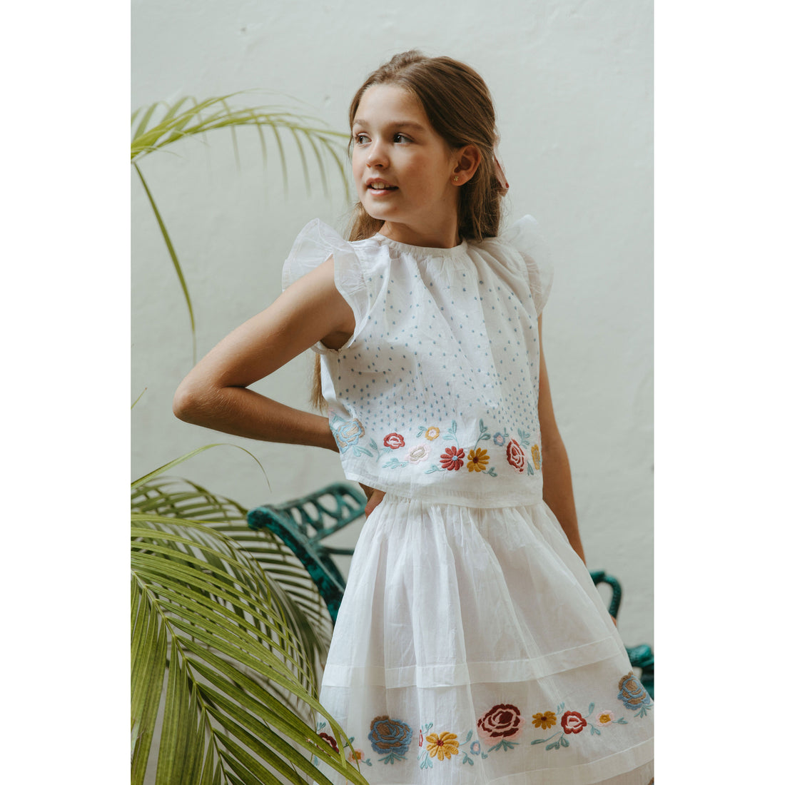 Lali Antique White Alma Skirt Set
