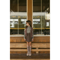 1984 Mocha Pleated Skirt