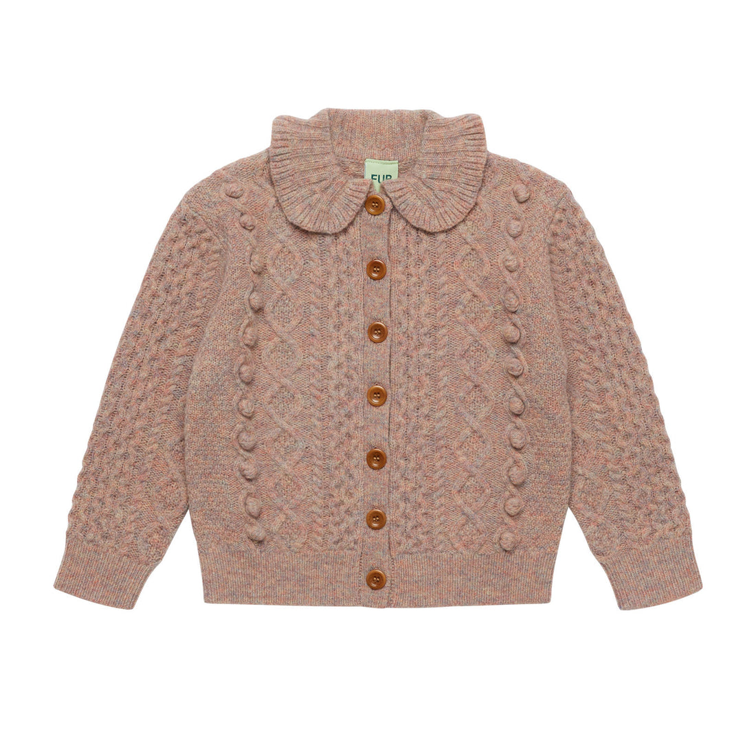 FUB Tivoli Lambswool Aran Cardigan