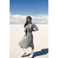 Elements Gray Denim Wrap Skirt