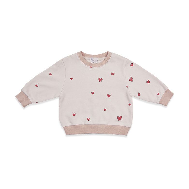 Bene Bene Light Pink Beloved Baby Sweatshirt