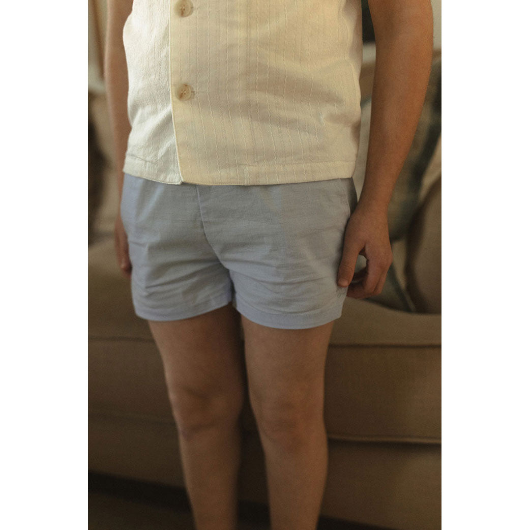 L by Ladida Baby Blue Pull On Shorts