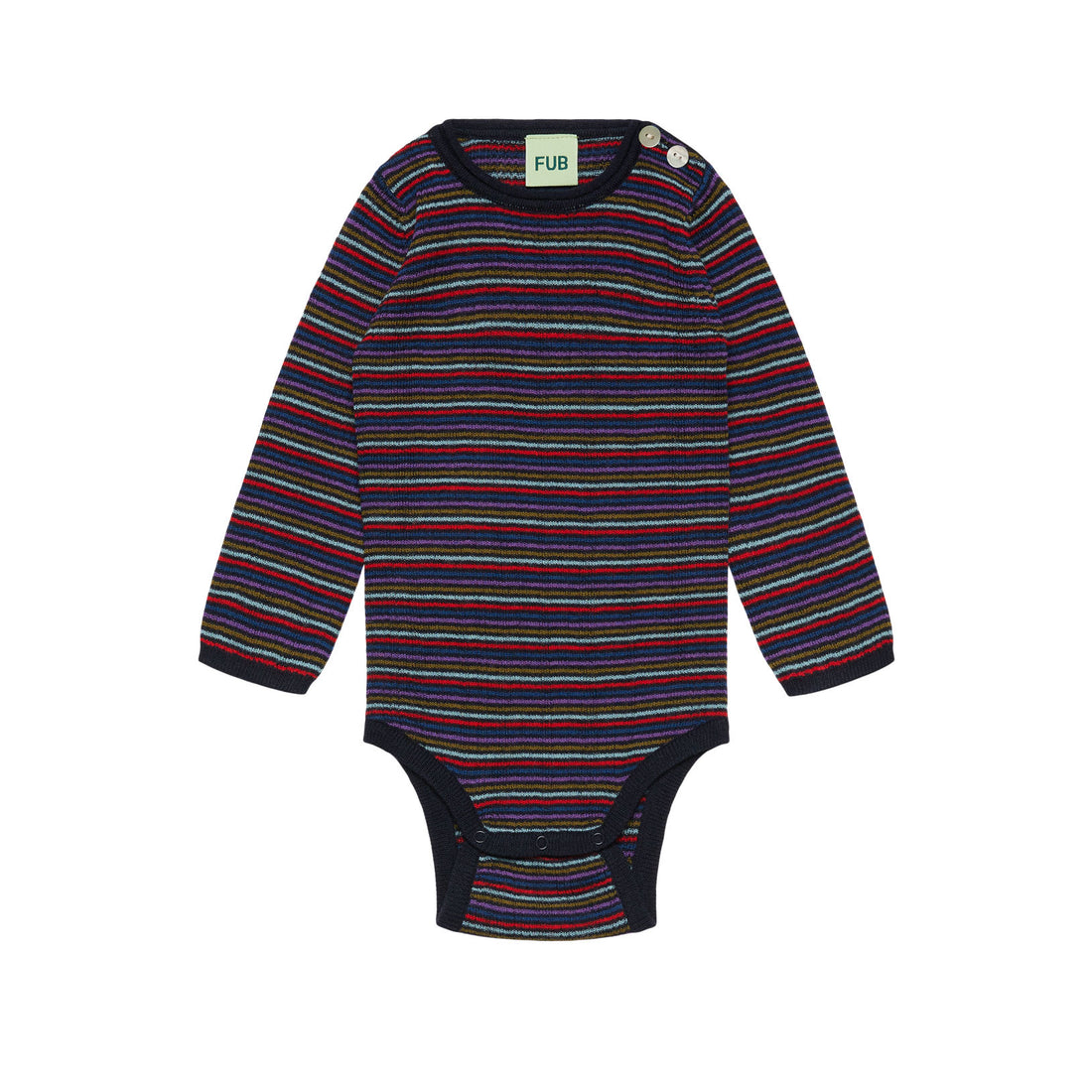 FUB Multi Stripe Rib Bodysuit