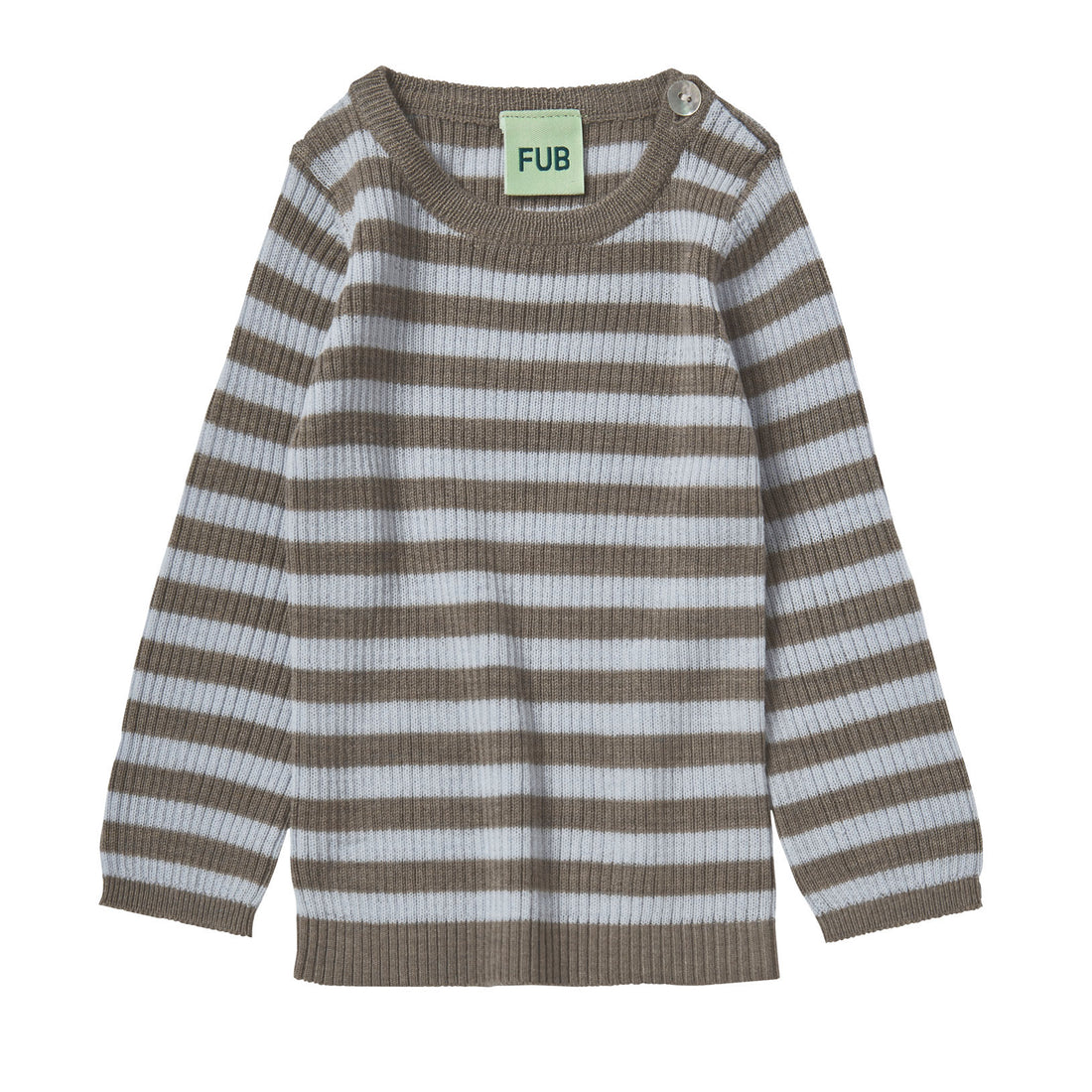 FUB Hazel Melange/Ice Baby Rib Pullover