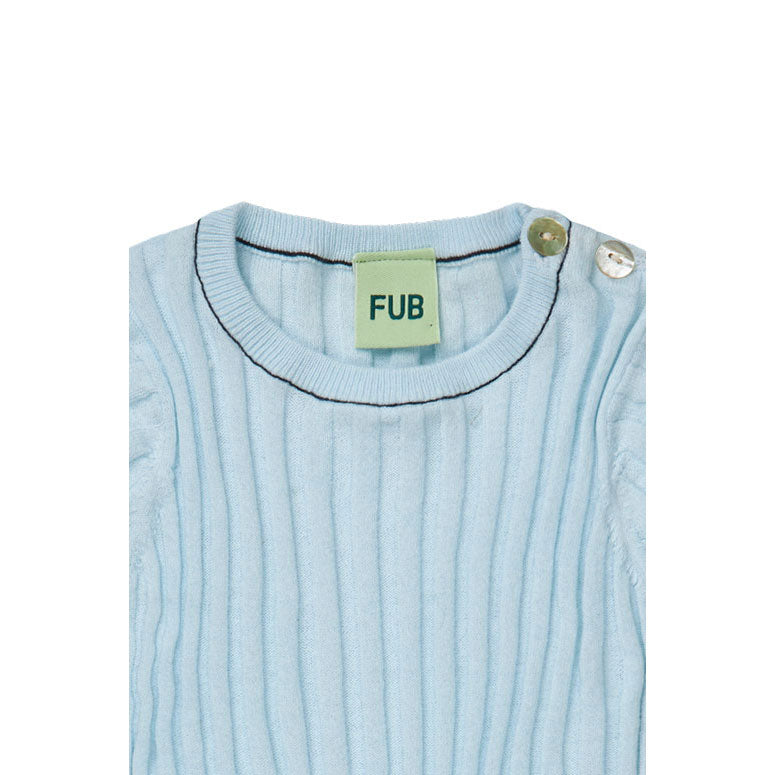 FUB Light Blue Rib Bodysuit
