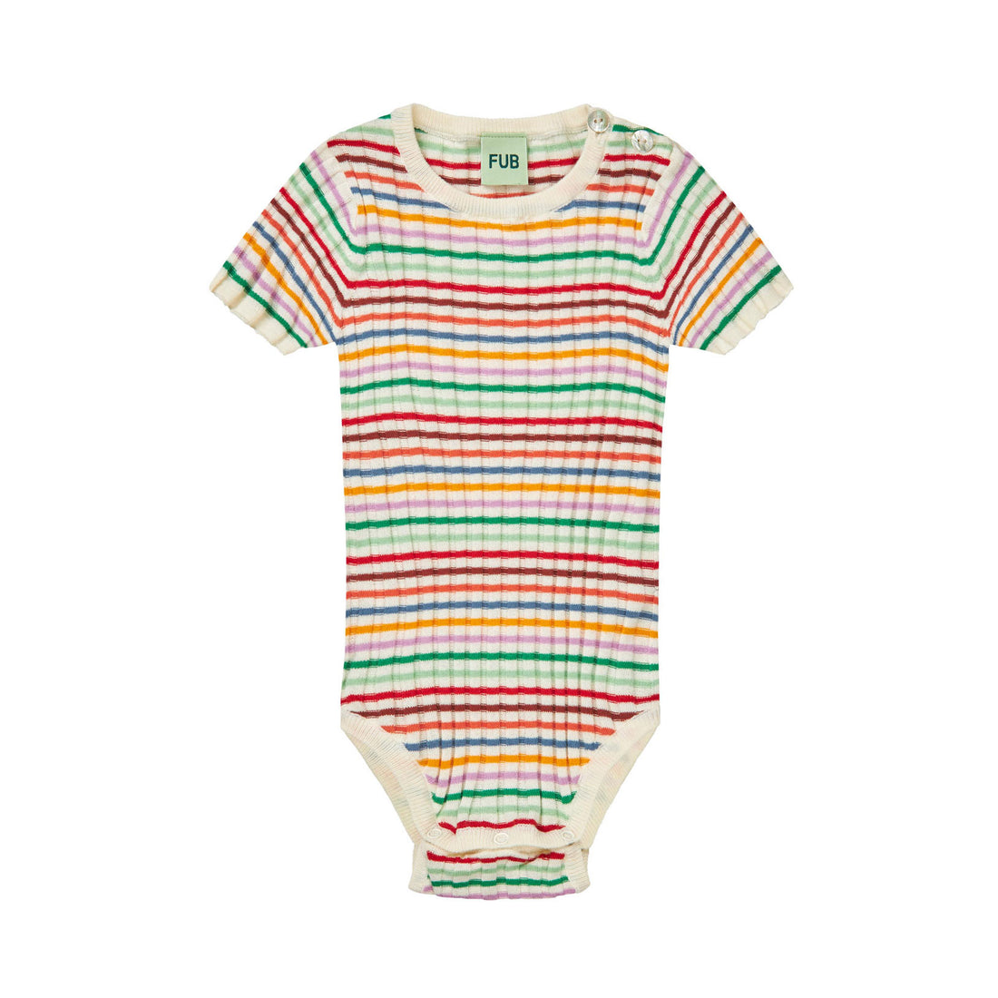 FUB Multi Stripe Rib Bodysuit