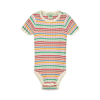 FUB Multi Stripe Rib Bodysuit