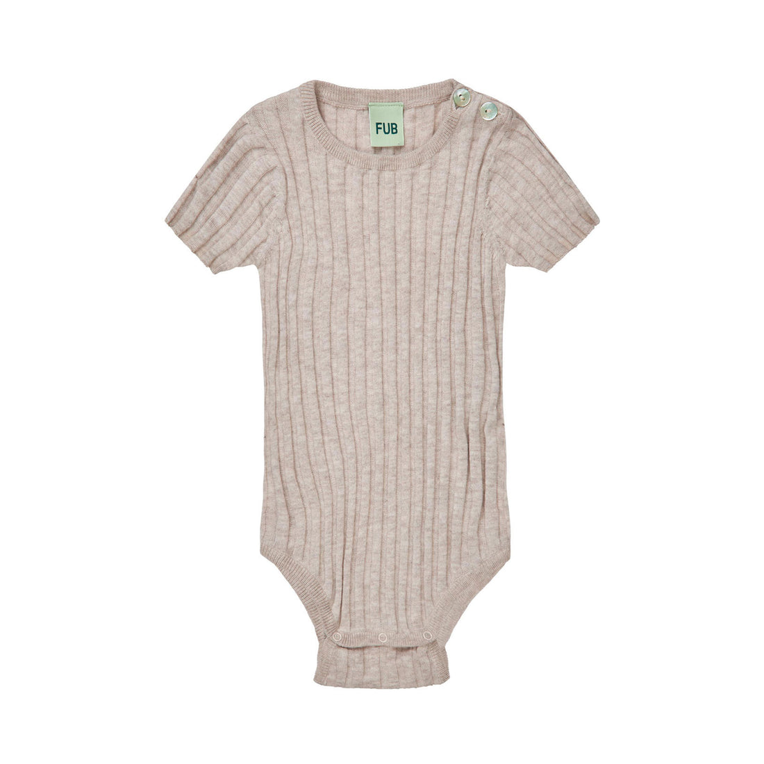 FUB Taupe Melange Rib Bodysuit