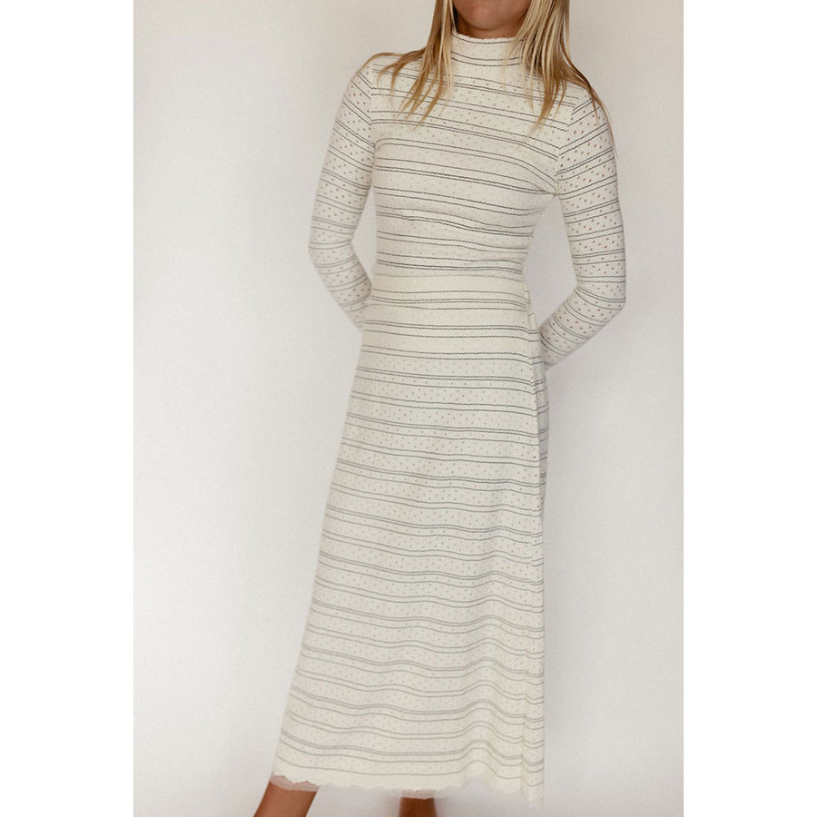 Ava and Lu Cream Knit Maxi Skirt – Ladida