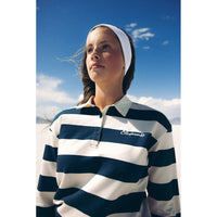Elements Cream Striped Collar Sweatshirt