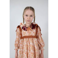 Tia Cibani Pomegranate Luna Bib Dress