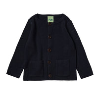 FUB Dark Navy Baby Rib Cardigan