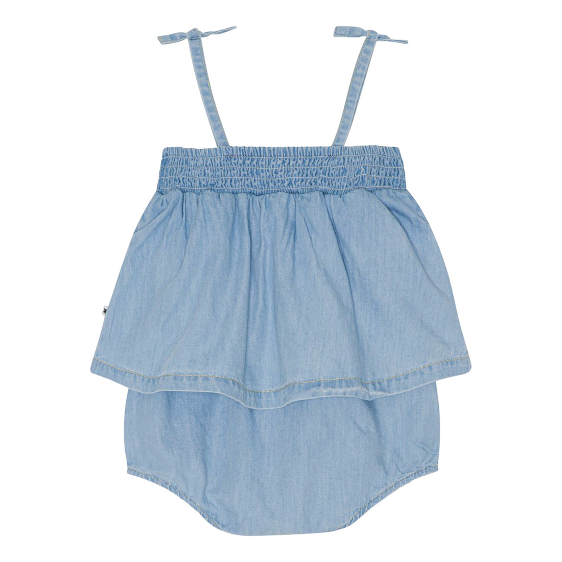 Molo Summer Wash Indigo Flora Romper