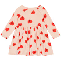 Molo Red Hearts Jersey Charmaine Dress