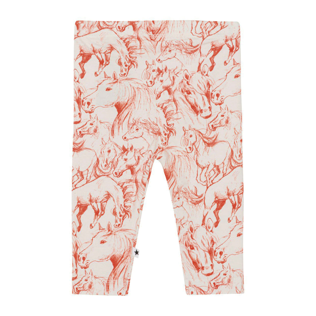 Molo Red Horses Stefanie Baby Leggings