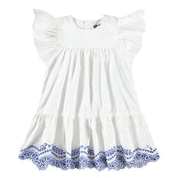 Molo Crisp White Cammas Dress