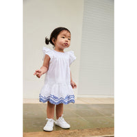Molo Crisp White Cammas Dress