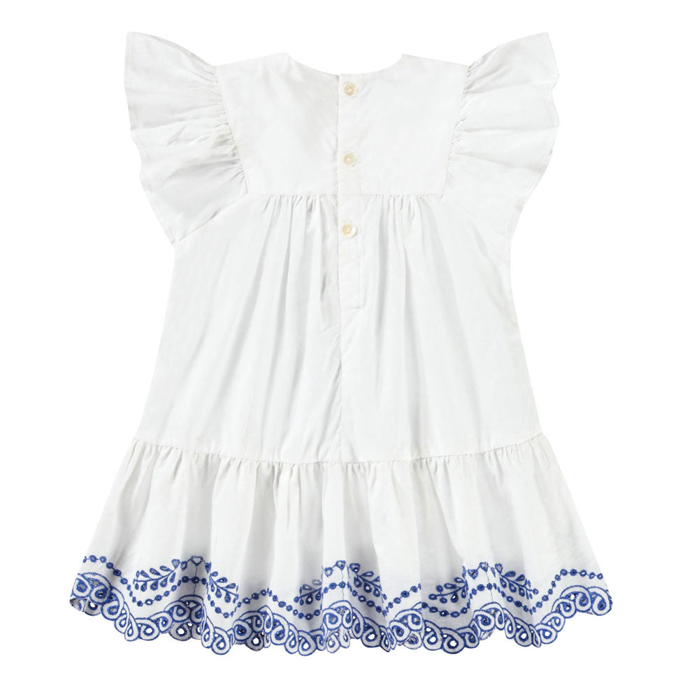 Molo Crisp White Cammas Dress