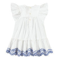 Molo Crisp White Cammas Dress