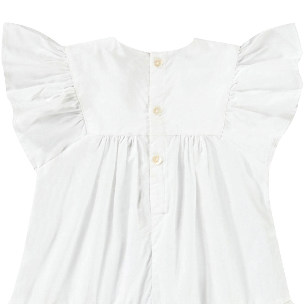 Molo Crisp White Cammas Dress
