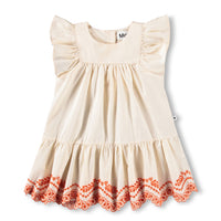 Molo Pearled Ivory Cammas Dress