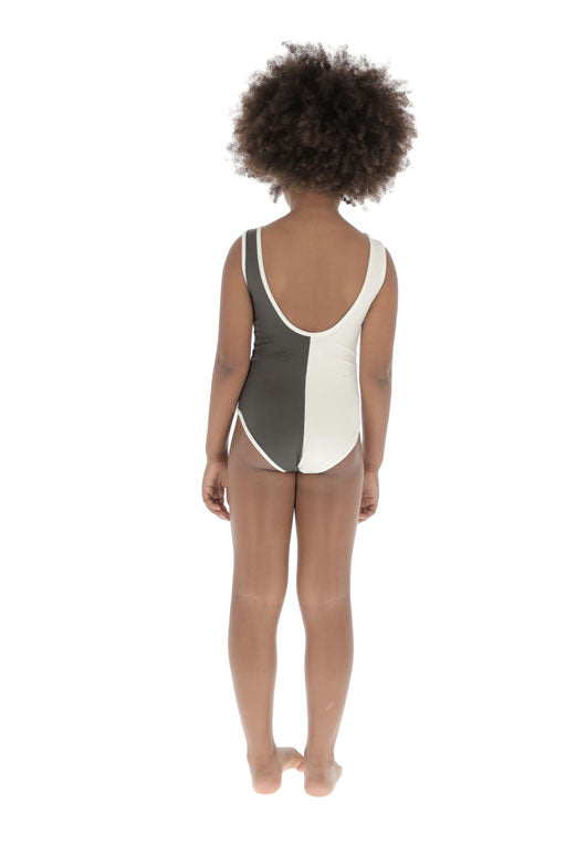 Belle Chiara Volcanic Earth Lycra Bicolor Swimsuit