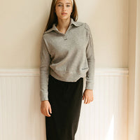 ELEMENTS Dove Waffle Top