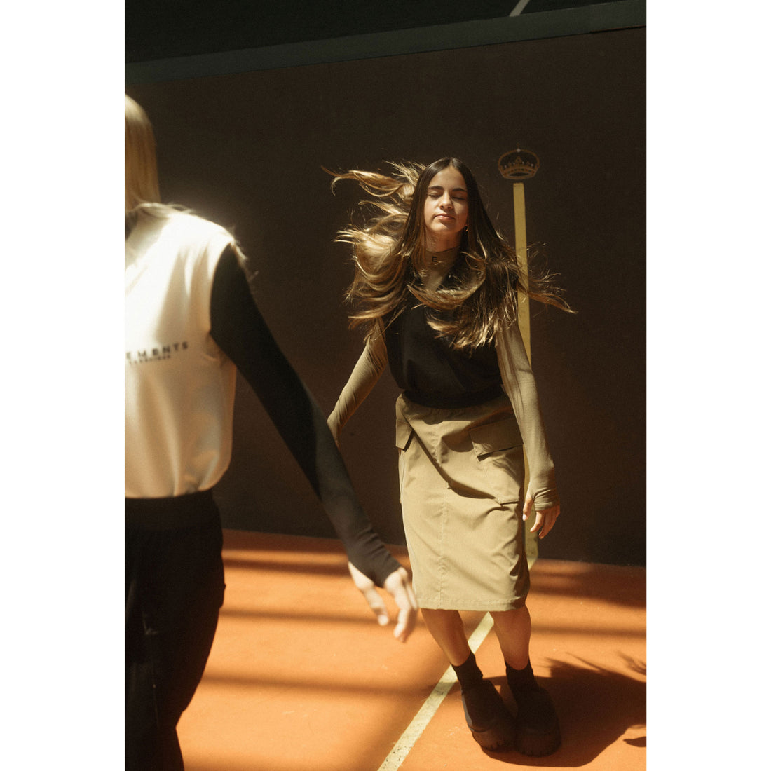 ELEMENTS Taupe Turtleneck