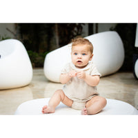 Coco Blanc Sand Linen Bloomer Set
