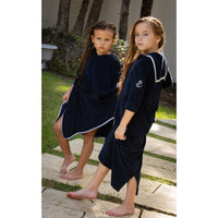 Coco Blanc Navy Terry Sailor Robe