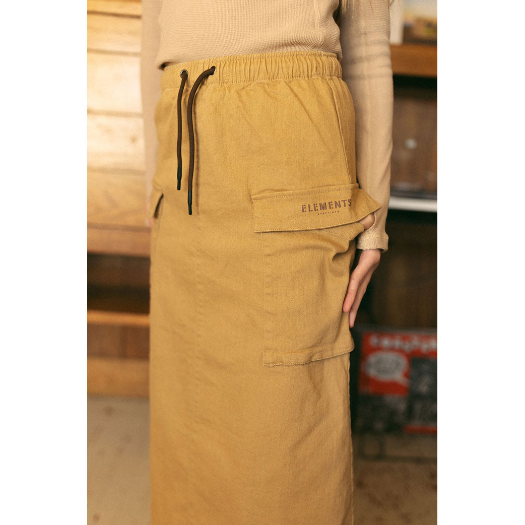 ELEMENTS Tan Cargo Stamp Skirt