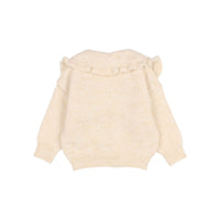 Buho Ecru Baby Girly Cardigan