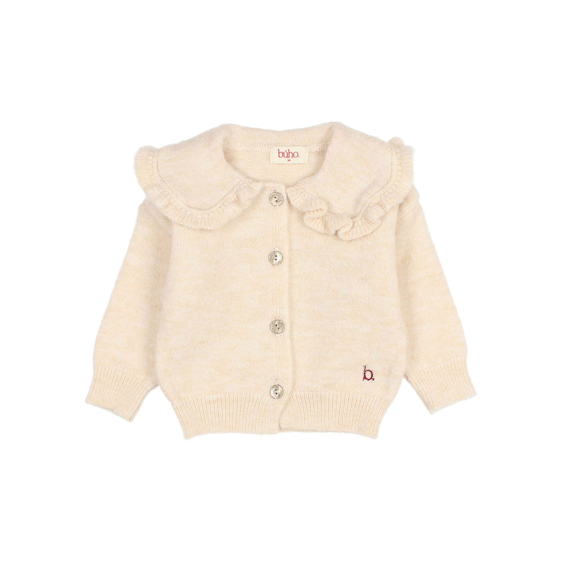 Buho Ecru Baby Girly Cardigan