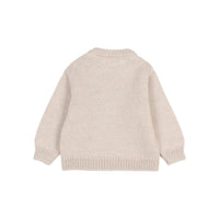 Buho Natural Baby Whale Sweater
