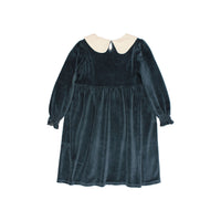 Buho Whale Velvet Dress