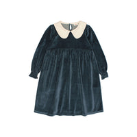 Buho Whale Velvet Dress