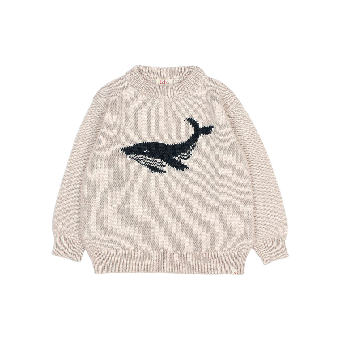 Buho Natural  Whale Sweater