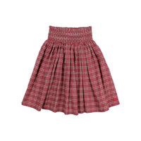 Buho PomegranateTartan Skirt